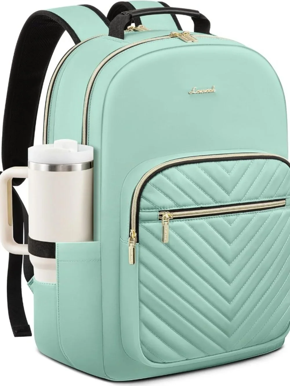 Stylish Quilted Laptop Backpack for Women | Work, Travel & College Bag